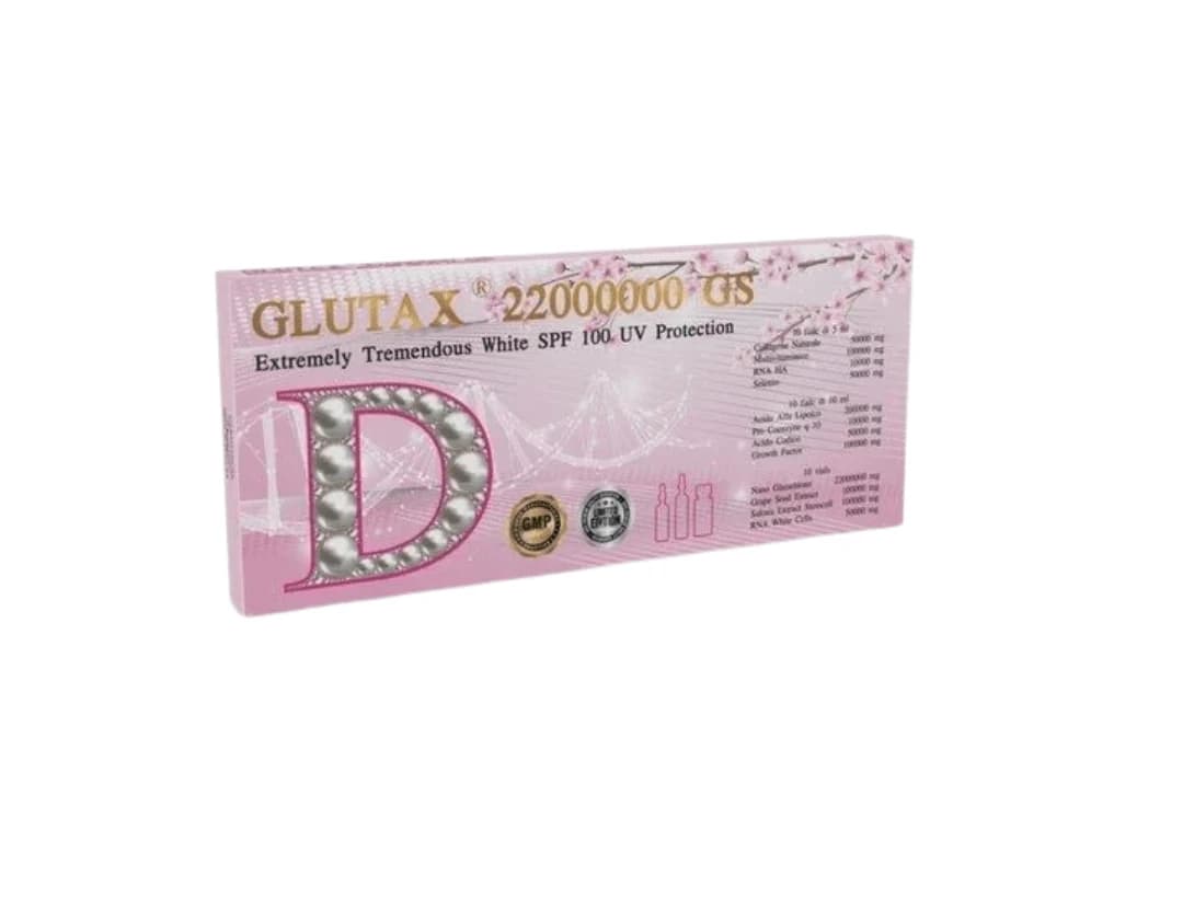 Glutax 22000000gs Extremely Tremendous White Glutathione Skin Whitening Skin Whitening Glutathione Injection
