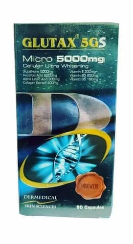 Glutax 5Gs Micro 5000Mg Cellular Ultra Whitening Capsules
