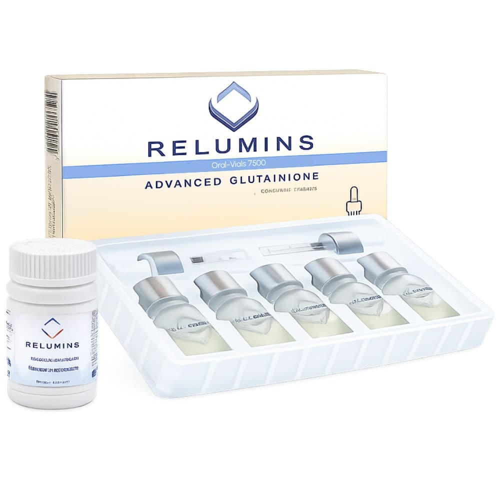 Relumins Oral Vials 7500mg Sublingual Glutathione