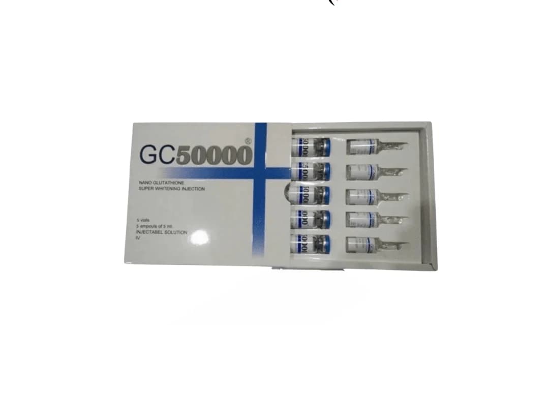 GC 50000 Nano Glutathione Super Skin Whitening Injection – 5 Sessions