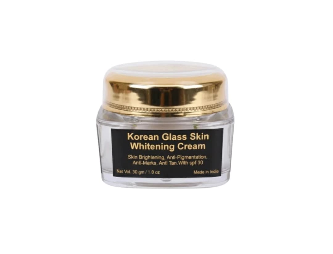 Korean Glass Skin Whitening Cream 30gm | Brightening, Anti-Pigmentation & SPF 30