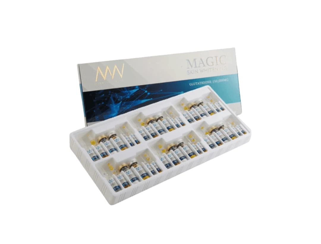 Miracle White Magic 150000mg Glutathione Skin Whitening Injection - 6 Session - Switzerland