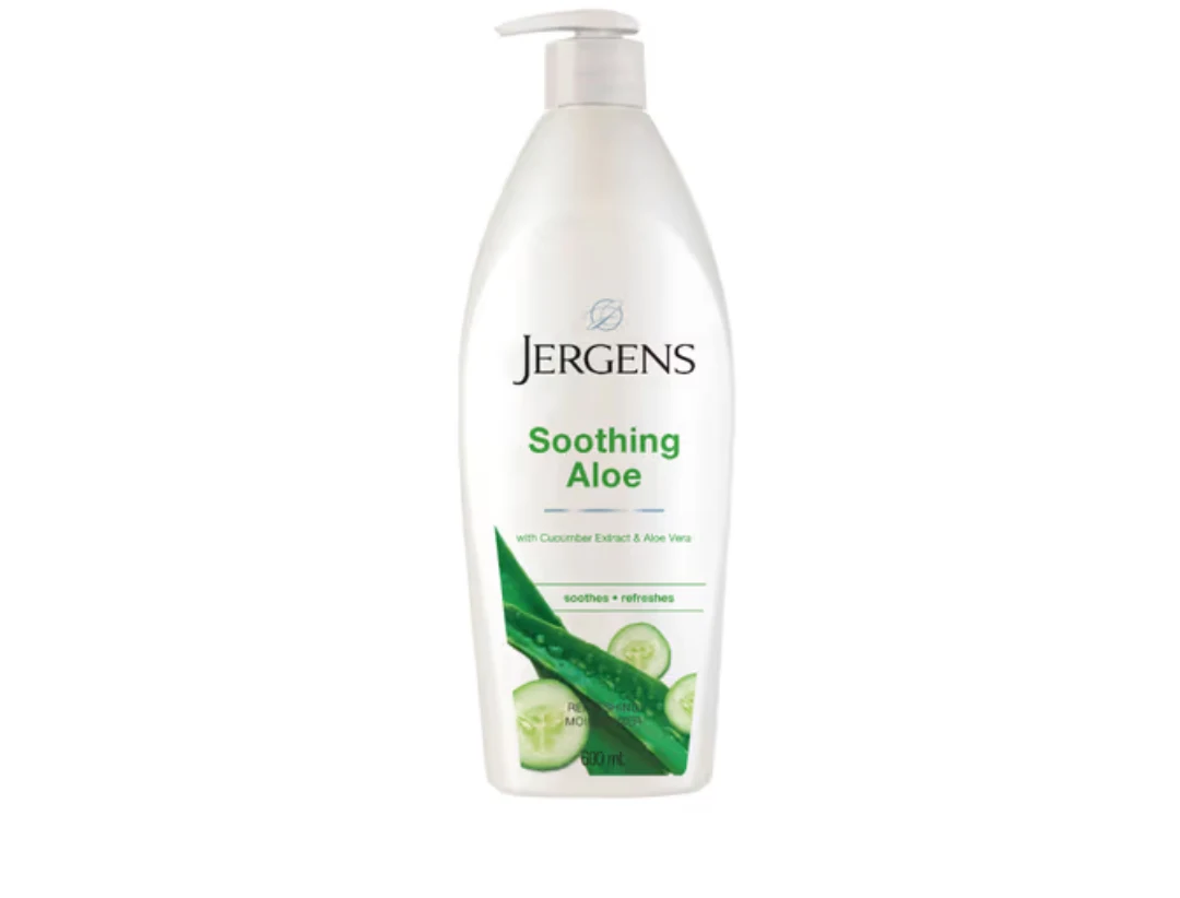 Jergens Soothing Aloe Refreshing Moisturizer | Cooling, Hydrating & Skin Comfort