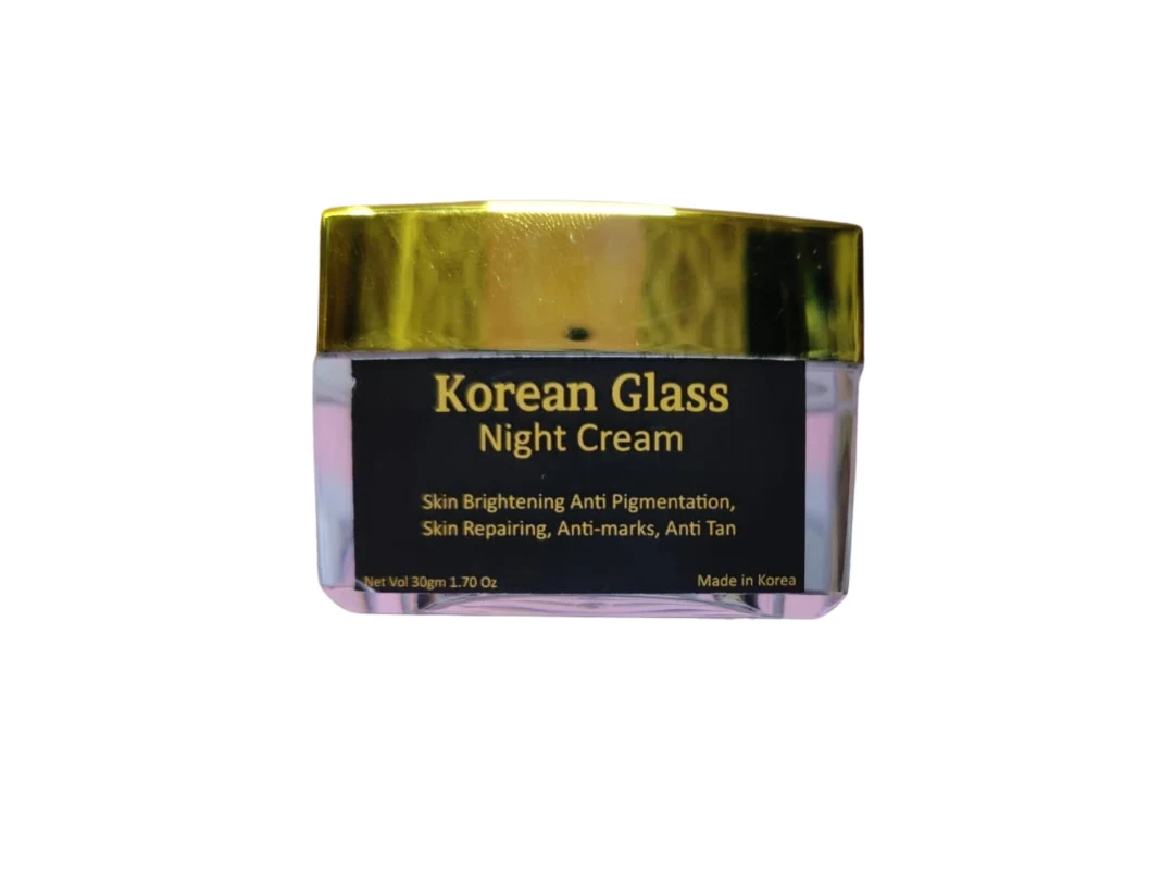 Korean Glass Night Cream 30gm | Brightening, Hydrating & Glowing Skin Care