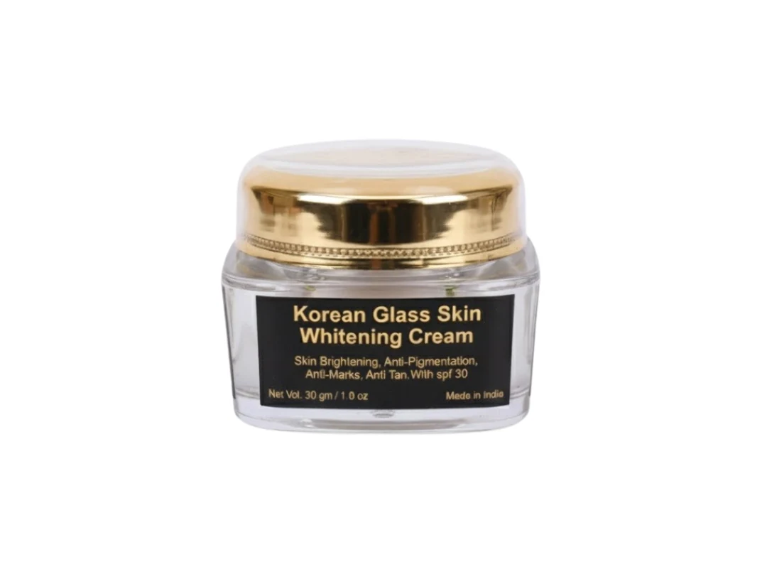 Korean Glass Skin Whitening Cream 30gm | Brightening, Anti-Pigmentation & SPF 30