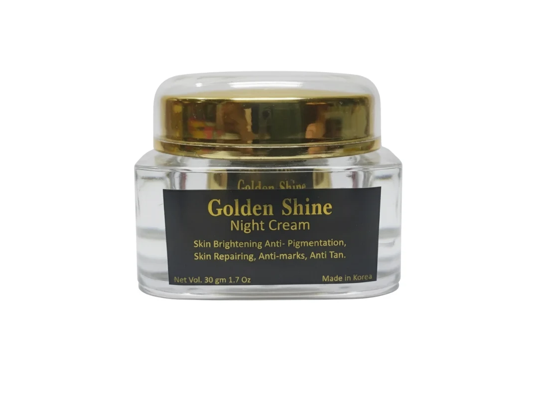 Korean Golden Shine Night Cream | Brightening, Nourishing & Glow Boost Care