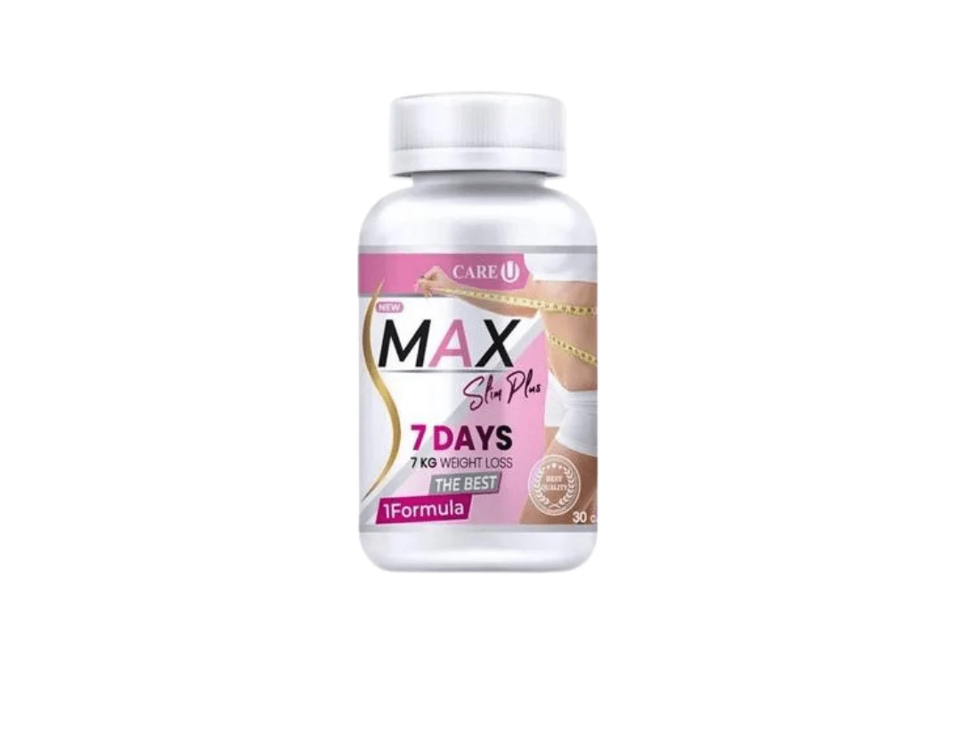 Max Slim Plus 7 Days Weight Loss Skin Whitening Capsules (30)