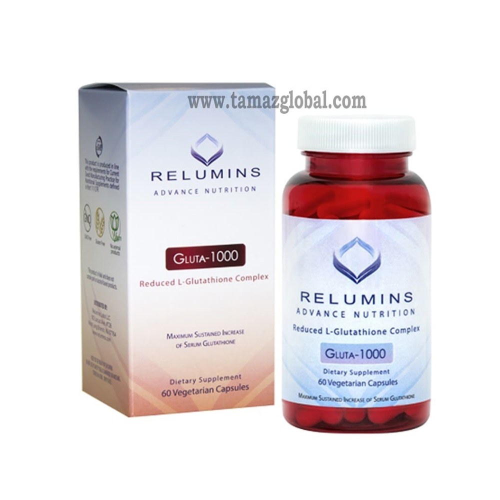 Relumins 1000mg Reduced Glutathione 60 Capsules