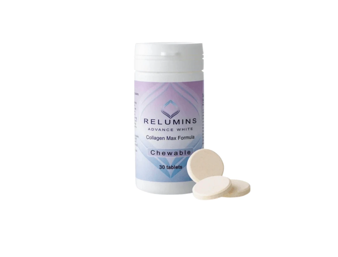 Relumins Advanced White Collagen Max Formula Chewable Skin Whitening Tablets