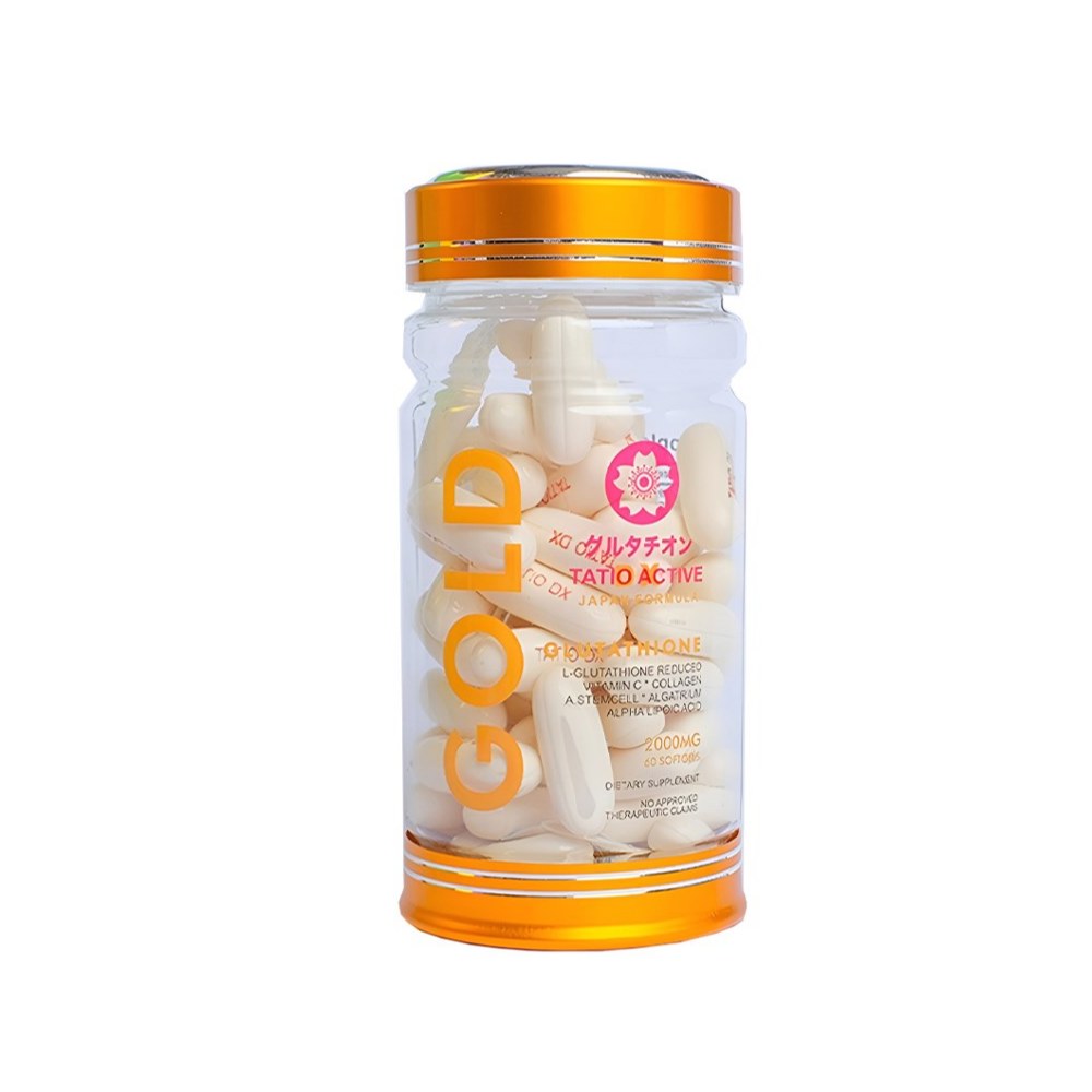 Tatio Active Gold Glutathione 2000mg Skin Whitening Softgels