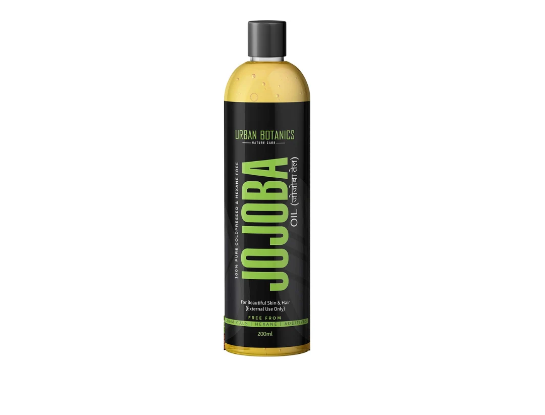 Urban Botanics 100% Pure Cold Pressed Jojoba Oil – For Healthy Hair, Glowing Skin & Deep Hydration (200ml)