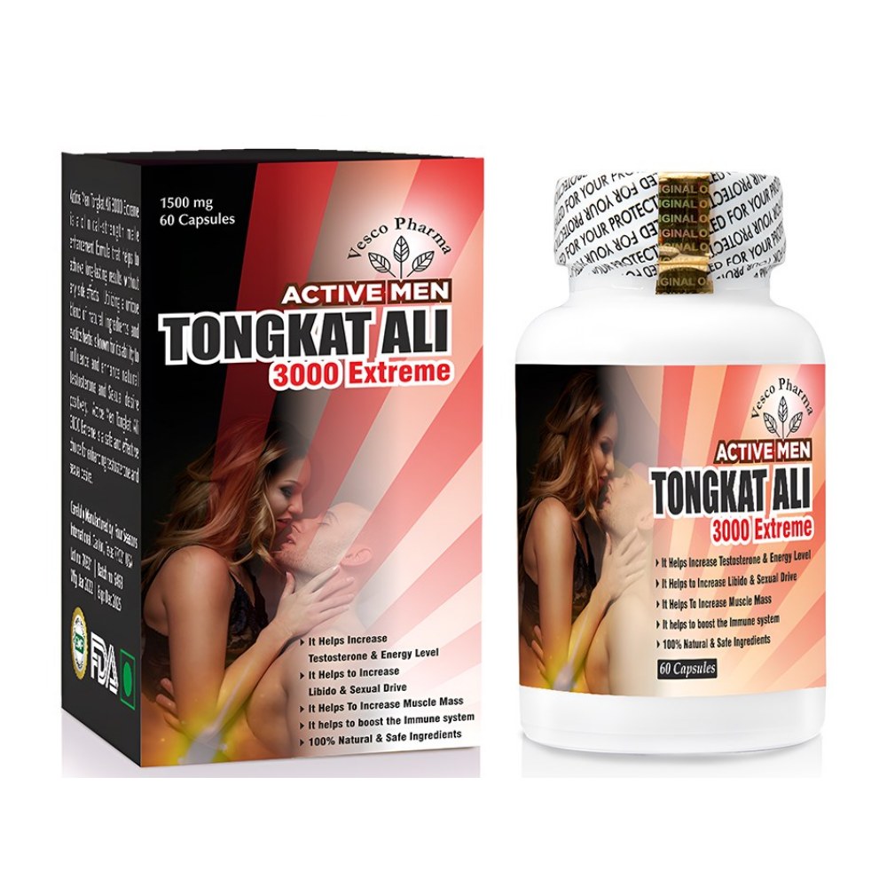 Vesco Pharma Active Men Tongkat Ali 3000 Extreme